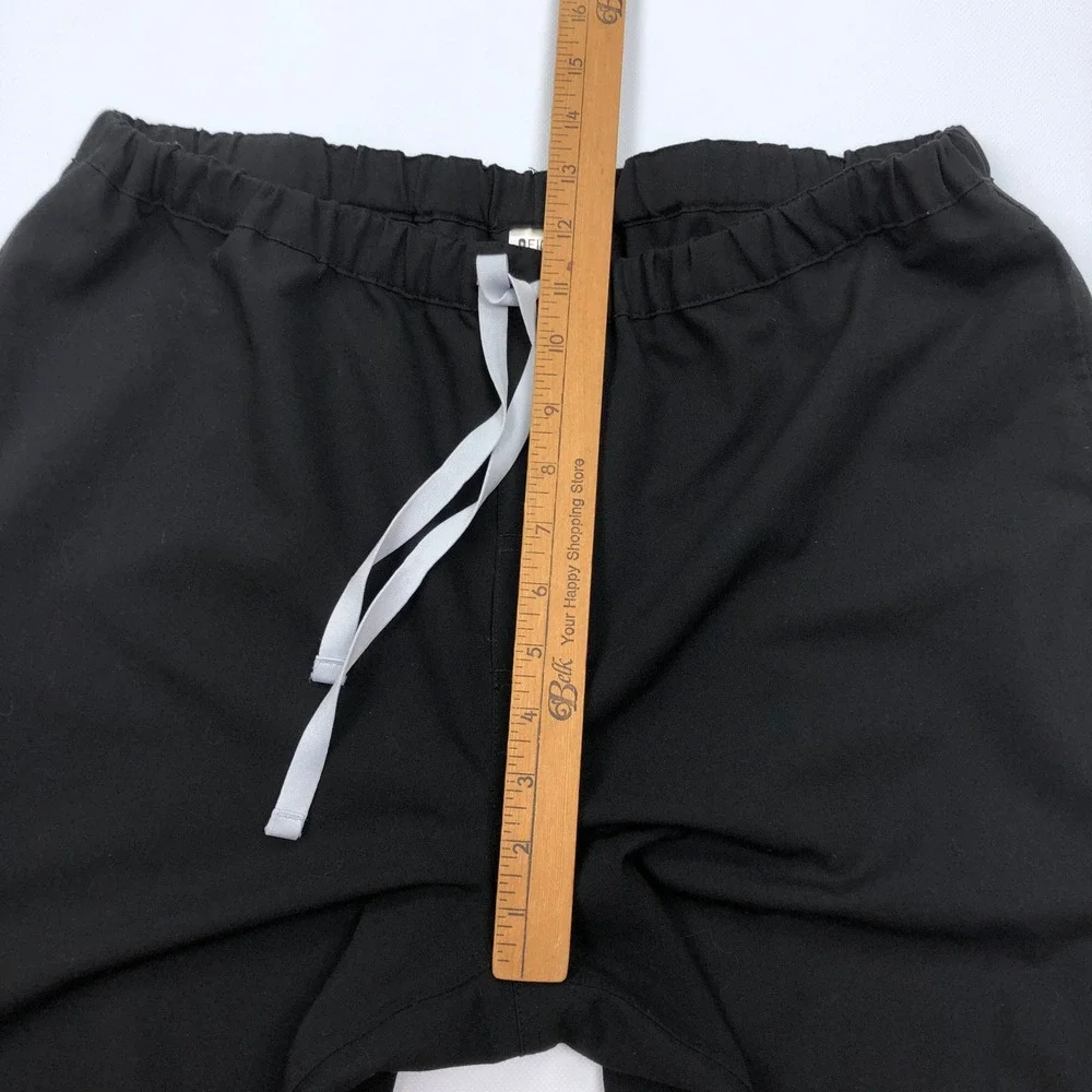 FIGS Mens Pisco Technical Collection Straight Leg Scrub Pants Black Large FM4500